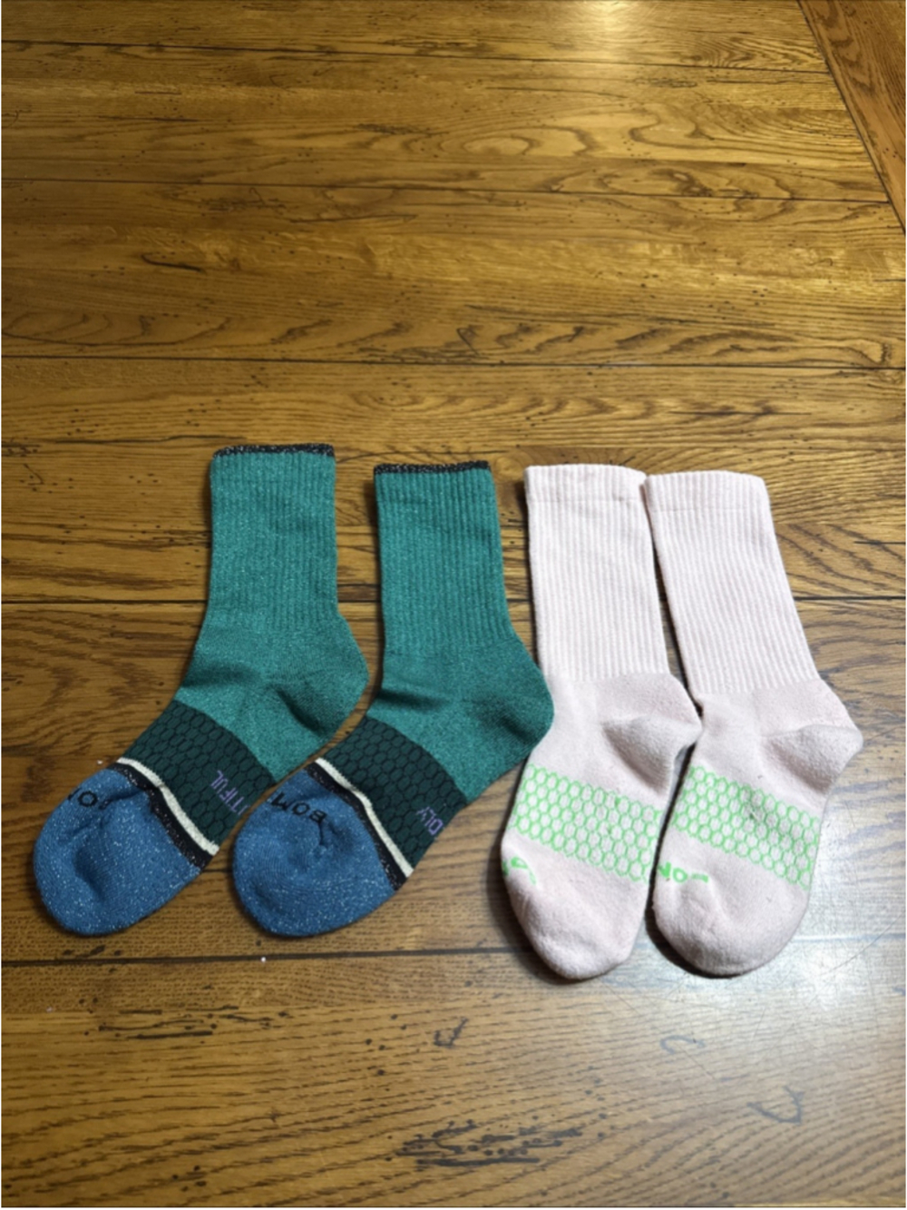 Bombas Wicked , And Pink Calf Socks Size Youth New (other)
